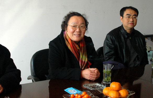 江苏省质量治理协会常务副会长浦振英一行来必发集团调研