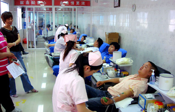 必发热心无偿献血