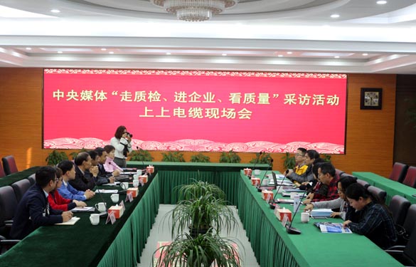 “走质检、进企业、看质量”中央媒体走进必发电缆