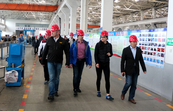 2016年4月27日，，，，德国富尔达代表团来必发电缆旅行考察