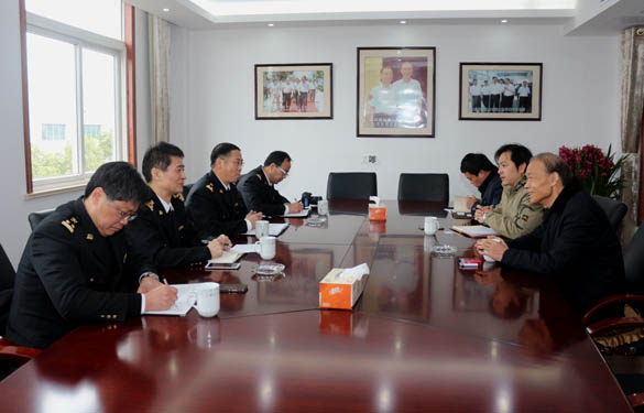 常州海关溧阳效劳处主任李旭敏一行来必发电缆调研