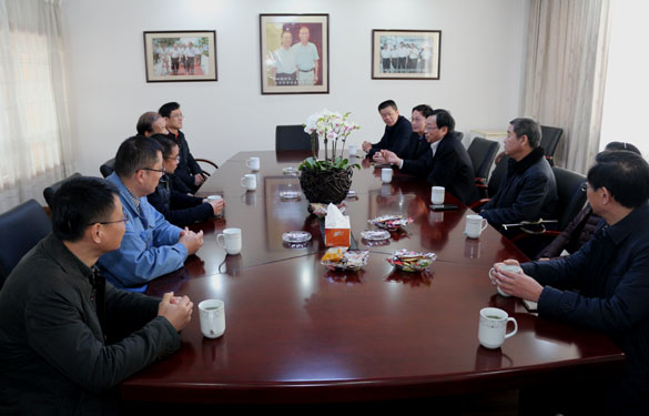 常州市地税局局长钱俊文一行来必发电缆走访