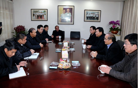 溧阳市委书记盛建良一行来必发集团走访慰问