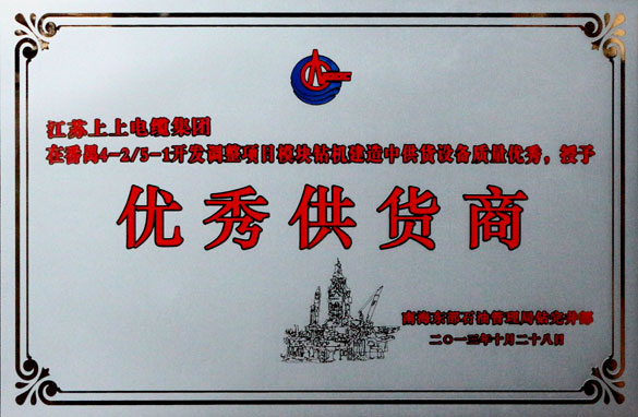 必发集团被中海石油深圳分公司评为“优异供应商”