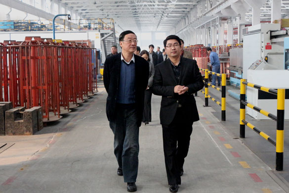 常州市政协副主席杨平平一行来必发集团考察