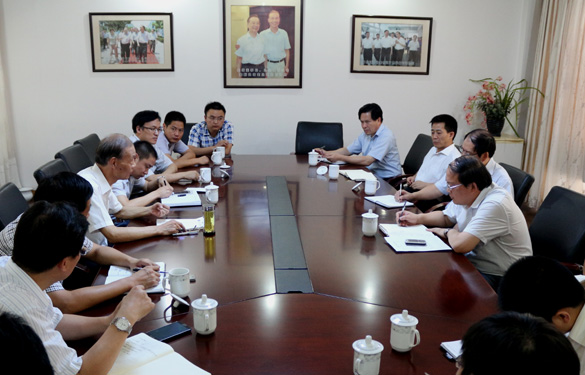 常州市副市长王成斌来必发集团调研