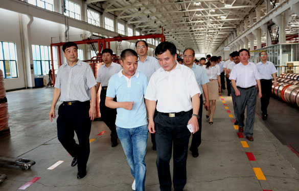 金坛市党政代表团一行来必发集团旅行考察