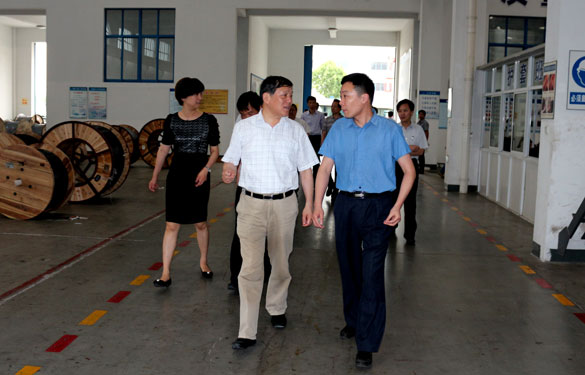 常州市人大向导一行来必发集团调研