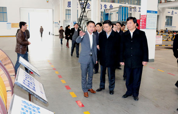 常州市高新区党工委书记张东海一行来必发集团调研