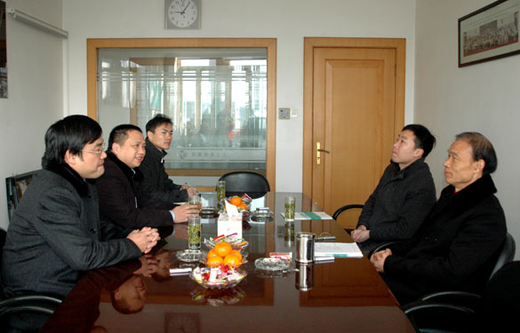 溧阳市供电公司陆总一行来必发集团走访