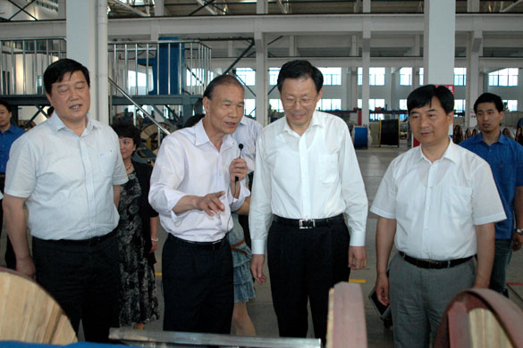 江苏省省长李学勇来必发视察