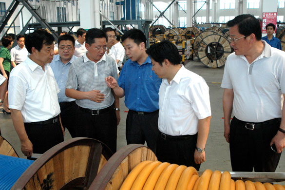 邳州市党政代表团来必发集团旅行考察