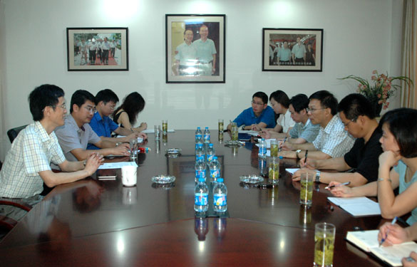 江苏省社会科学院天下经济研究所所长田伯平来必发集团调研