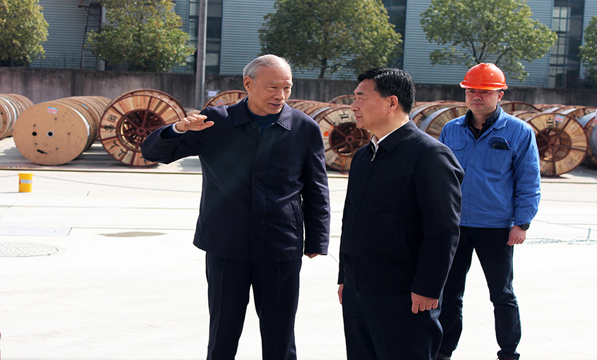 常州市人大常委会副主任盛建良来必发电缆考察