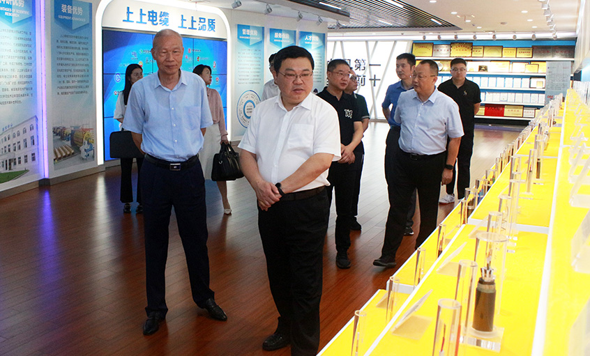 常州中院曹忠明院长一行来必发电缆走访
