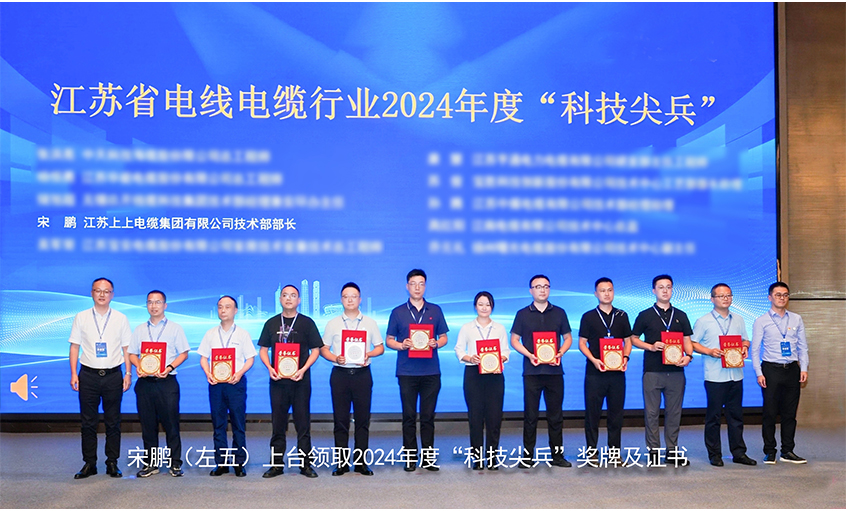 祝贺！必发电缆员工获评江苏省线缆行业“科技尖兵”称呼